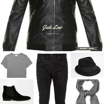 Jude Law: Casual Monochromatic Charm Outfit Inspiration (monk + eero)