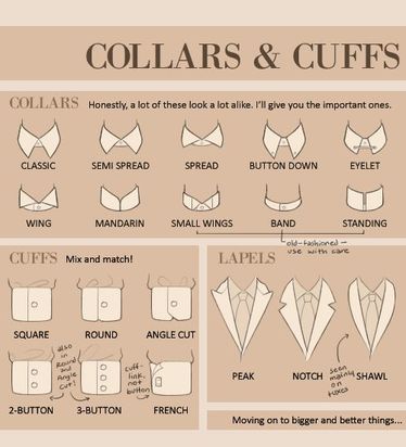 Collar & Cuff Styles (monk + eero)