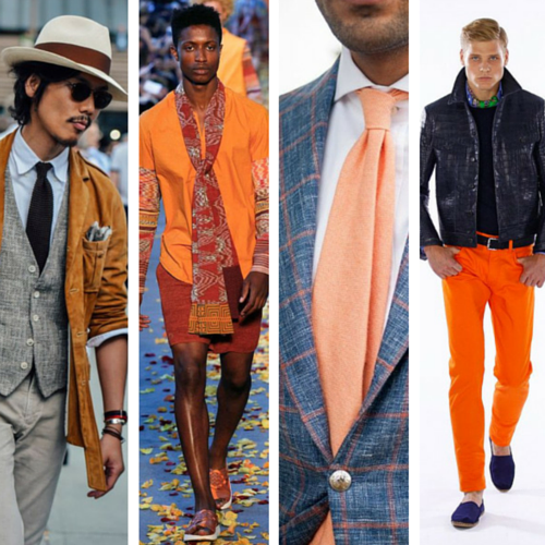 Menswear Spring Colour Trends: Orange (monk + eero)