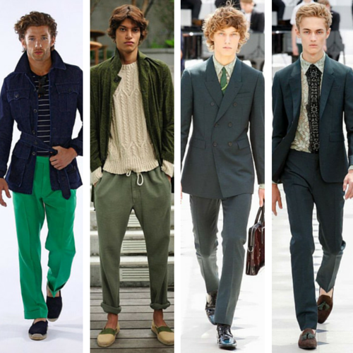 Menswear Spring Colour Trends: Greens (monk + eero)