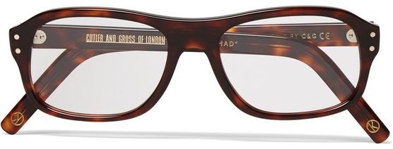 Kingsman - + Cutler And Gross Square-frame Tortoiseshell Acetate Optical Glasses