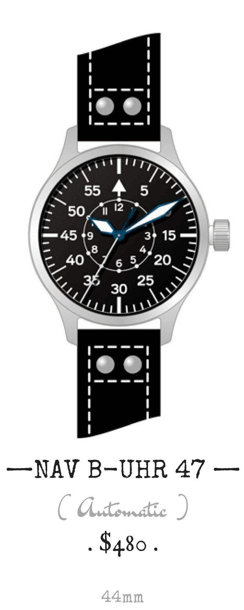 steinhart-nav-buhr 47-flieger/pilots-watch